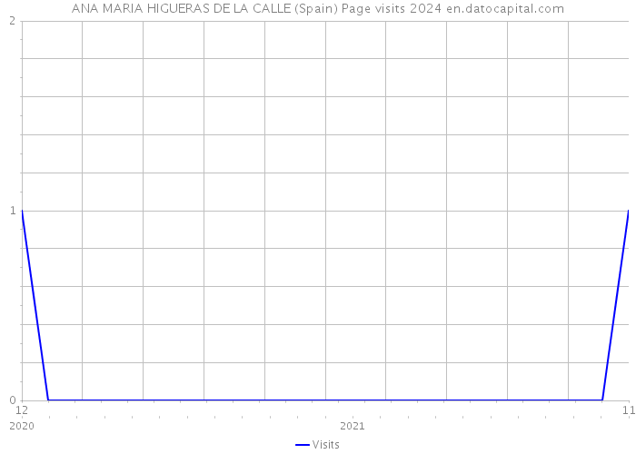 ANA MARIA HIGUERAS DE LA CALLE (Spain) Page visits 2024 