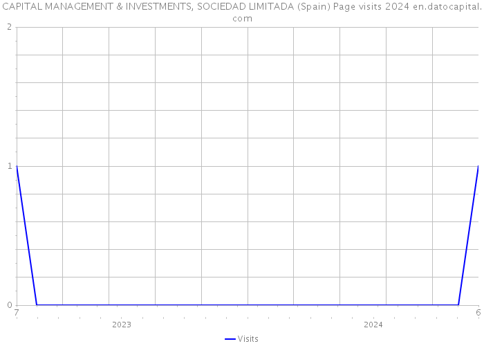 CAPITAL MANAGEMENT & INVESTMENTS, SOCIEDAD LIMITADA (Spain) Page visits 2024 