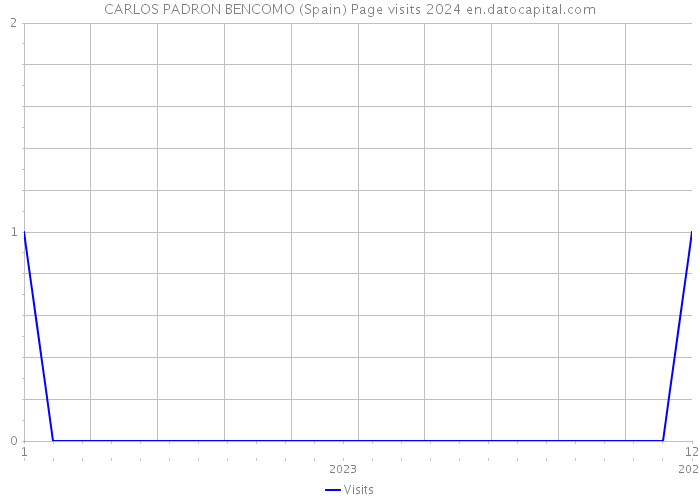 CARLOS PADRON BENCOMO (Spain) Page visits 2024 