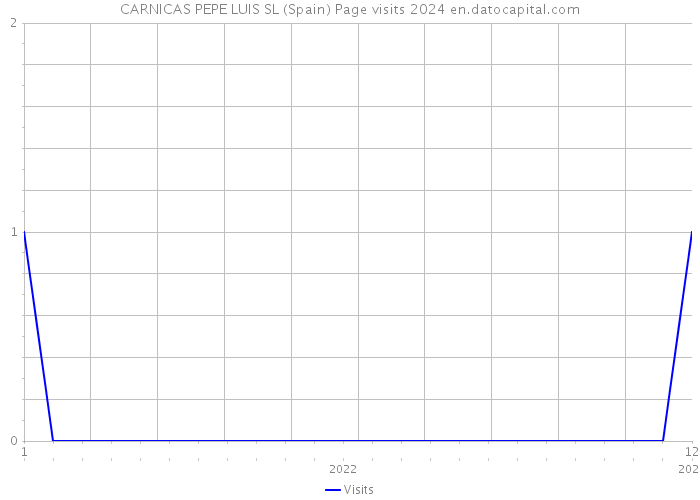 CARNICAS PEPE LUIS SL (Spain) Page visits 2024 