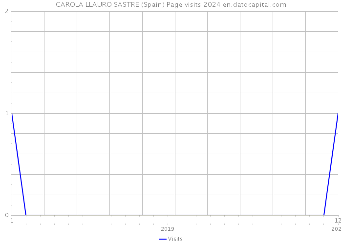 CAROLA LLAURO SASTRE (Spain) Page visits 2024 