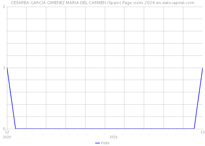 CESAREA GARCIA GIMENEZ MARIA DEL CARMEN (Spain) Page visits 2024 
