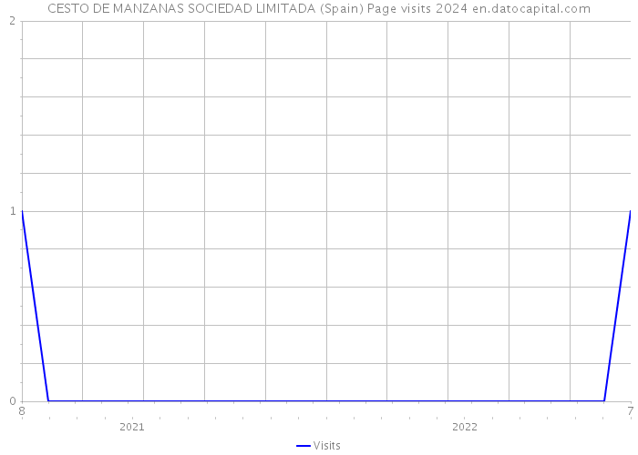 CESTO DE MANZANAS SOCIEDAD LIMITADA (Spain) Page visits 2024 