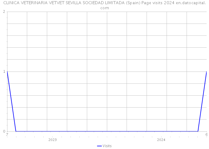 CLINICA VETERINARIA VETVET SEVILLA SOCIEDAD LIMITADA (Spain) Page visits 2024 