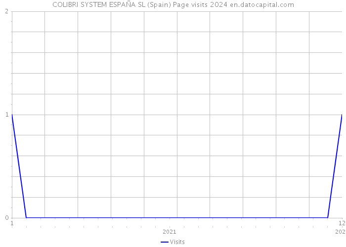 COLIBRI SYSTEM ESPAÑA SL (Spain) Page visits 2024 