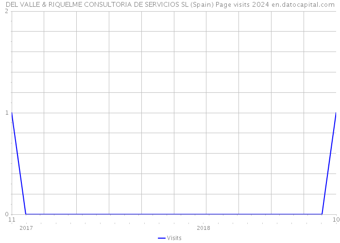 DEL VALLE & RIQUELME CONSULTORIA DE SERVICIOS SL (Spain) Page visits 2024 