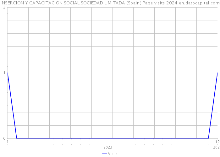 INSERCION Y CAPACITACION SOCIAL SOCIEDAD LIMITADA (Spain) Page visits 2024 