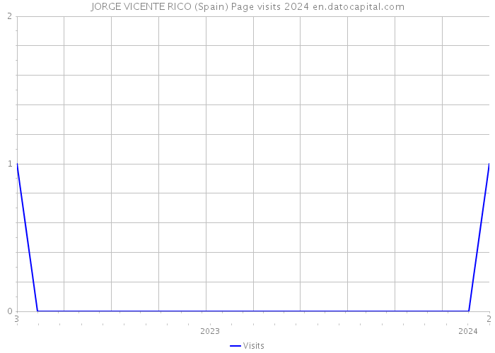 JORGE VICENTE RICO (Spain) Page visits 2024 