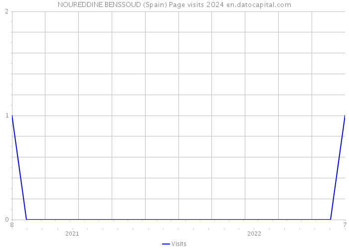 NOUREDDINE BENSSOUD (Spain) Page visits 2024 