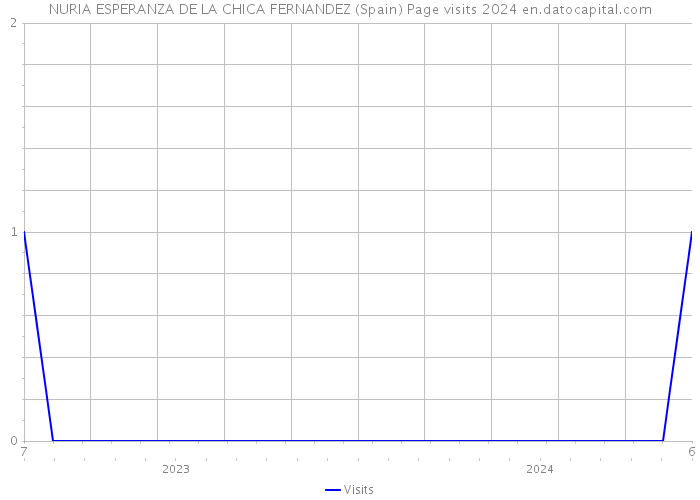 NURIA ESPERANZA DE LA CHICA FERNANDEZ (Spain) Page visits 2024 