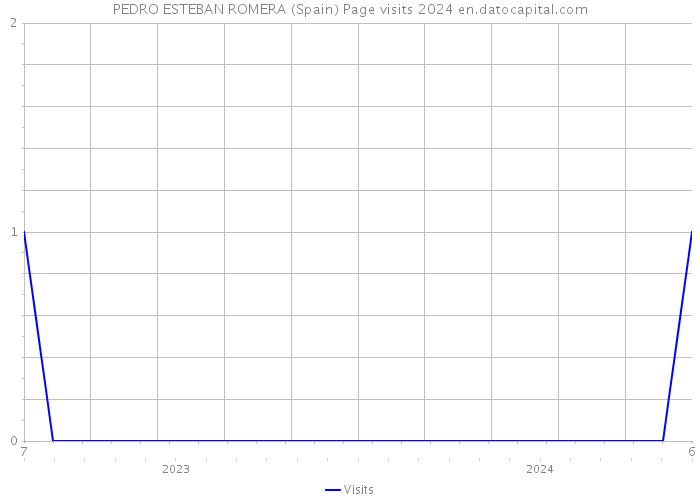 PEDRO ESTEBAN ROMERA (Spain) Page visits 2024 