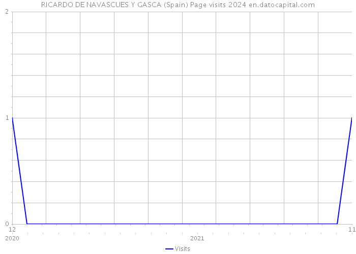 RICARDO DE NAVASCUES Y GASCA (Spain) Page visits 2024 