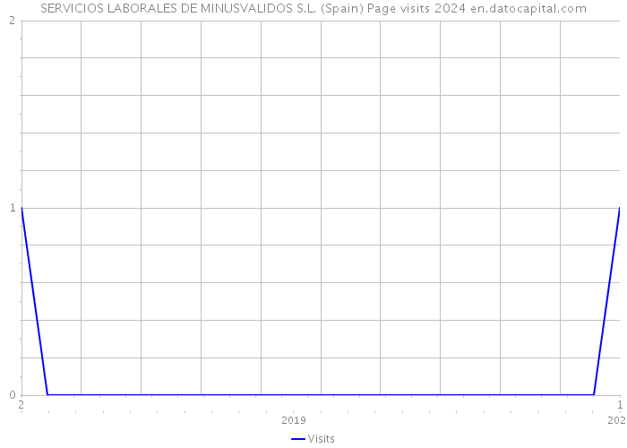 SERVICIOS LABORALES DE MINUSVALIDOS S.L. (Spain) Page visits 2024 
