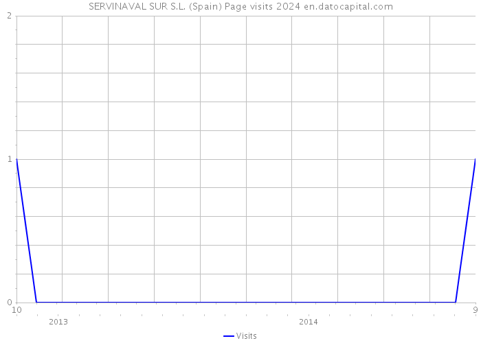 SERVINAVAL SUR S.L. (Spain) Page visits 2024 