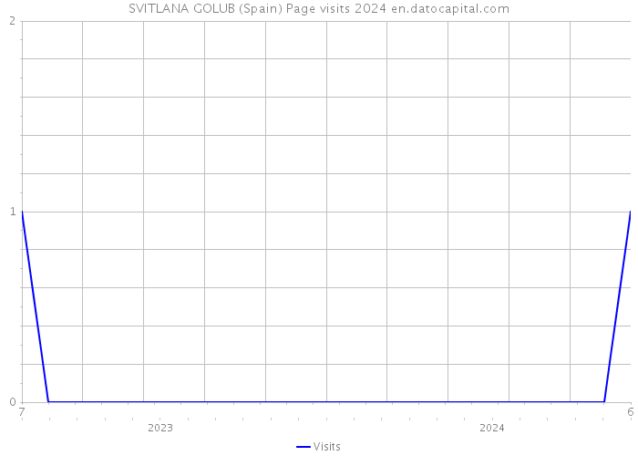 SVITLANA GOLUB (Spain) Page visits 2024 