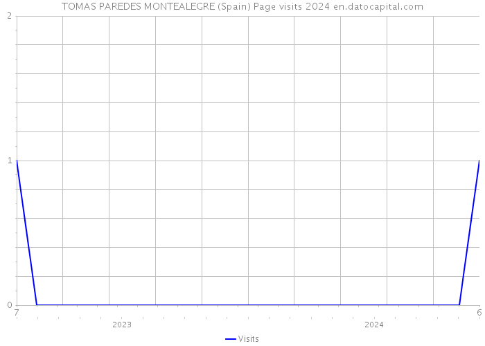 TOMAS PAREDES MONTEALEGRE (Spain) Page visits 2024 