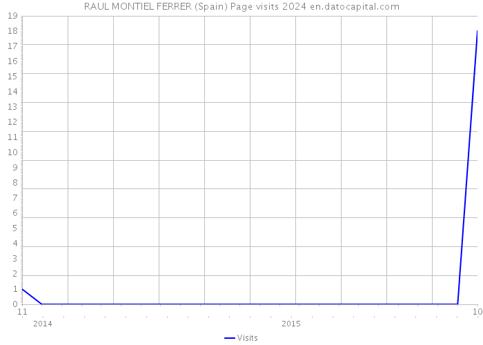 RAUL MONTIEL FERRER (Spain) Page visits 2024 