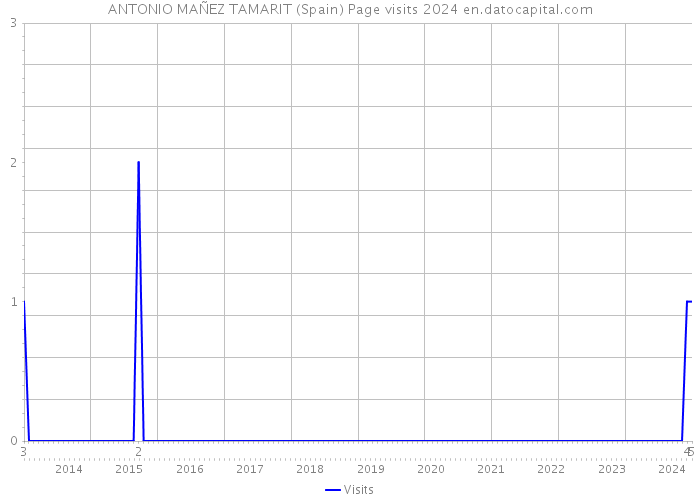 ANTONIO MAÑEZ TAMARIT (Spain) Page visits 2024 