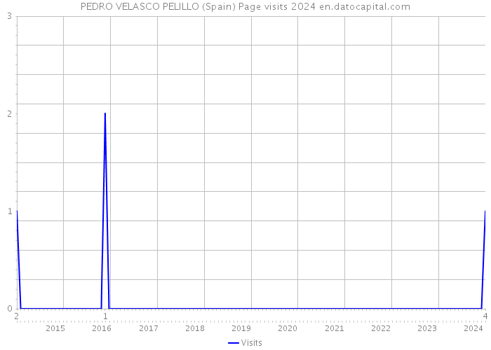 PEDRO VELASCO PELILLO (Spain) Page visits 2024 