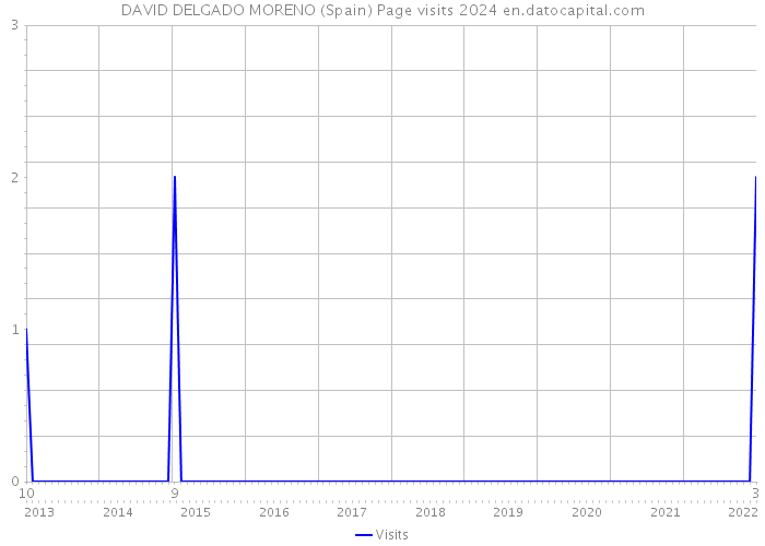DAVID DELGADO MORENO (Spain) Page visits 2024 
