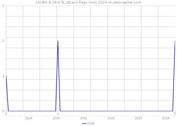LAURA & XAVI SL (Spain) Page visits 2024 