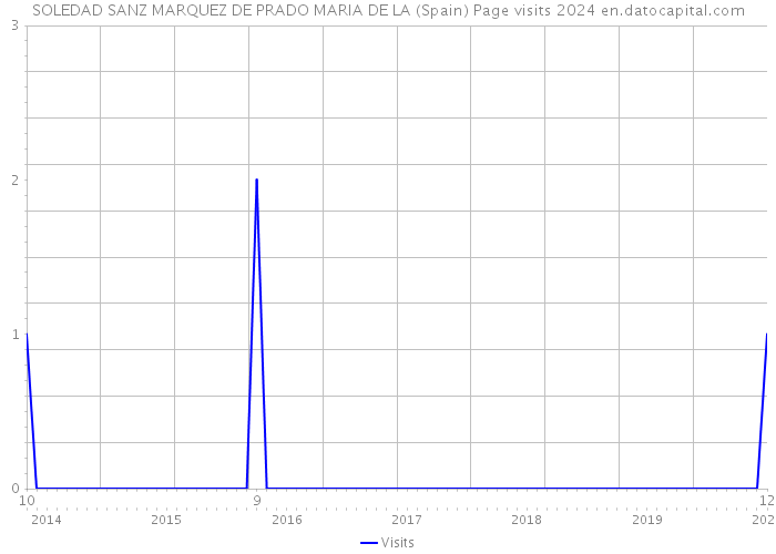 SOLEDAD SANZ MARQUEZ DE PRADO MARIA DE LA (Spain) Page visits 2024 