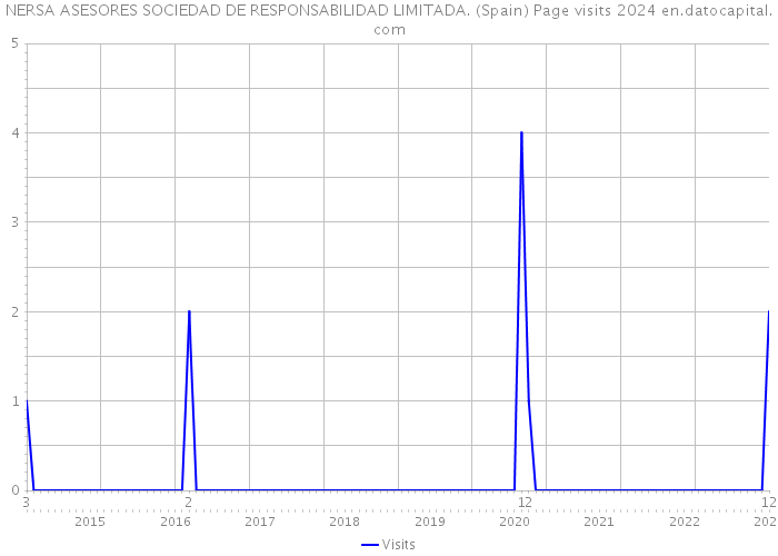 NERSA ASESORES SOCIEDAD DE RESPONSABILIDAD LIMITADA. (Spain) Page visits 2024 