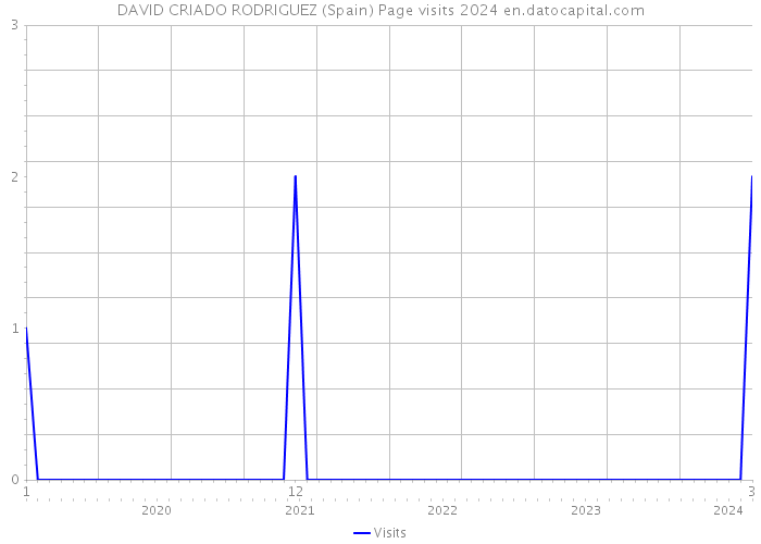 DAVID CRIADO RODRIGUEZ (Spain) Page visits 2024 