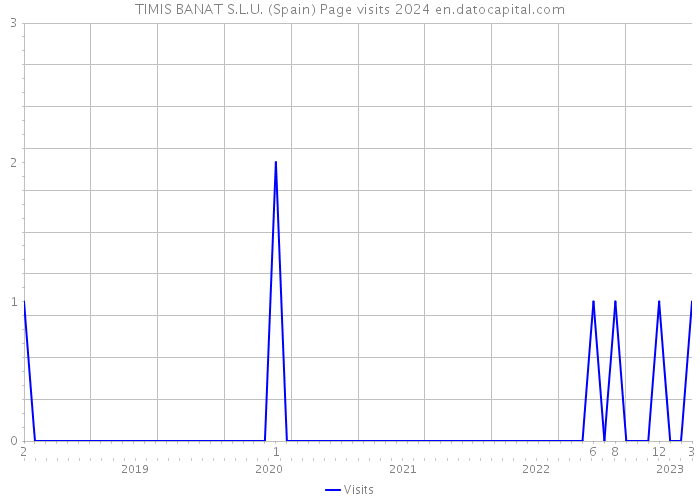 TIMIS BANAT S.L.U. (Spain) Page visits 2024 