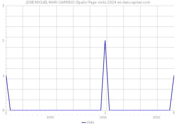 JOSE MIGUEL MARI GARRIDO (Spain) Page visits 2024 