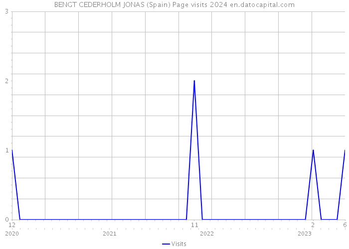 BENGT CEDERHOLM JONAS (Spain) Page visits 2024 