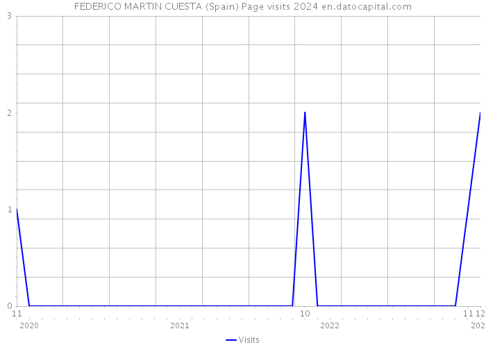 FEDERICO MARTIN CUESTA (Spain) Page visits 2024 