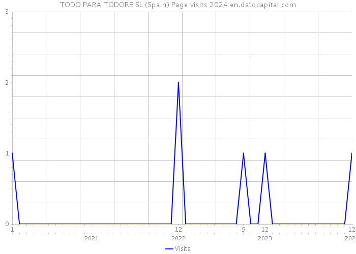 TODO PARA TODORE SL (Spain) Page visits 2024 