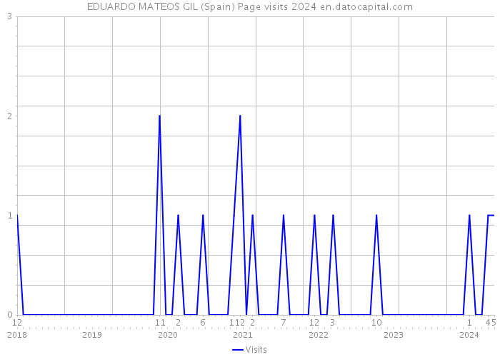 EDUARDO MATEOS GIL (Spain) Page visits 2024 