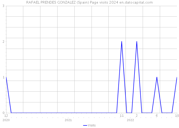 RAFAEL PRENDES GONZALEZ (Spain) Page visits 2024 