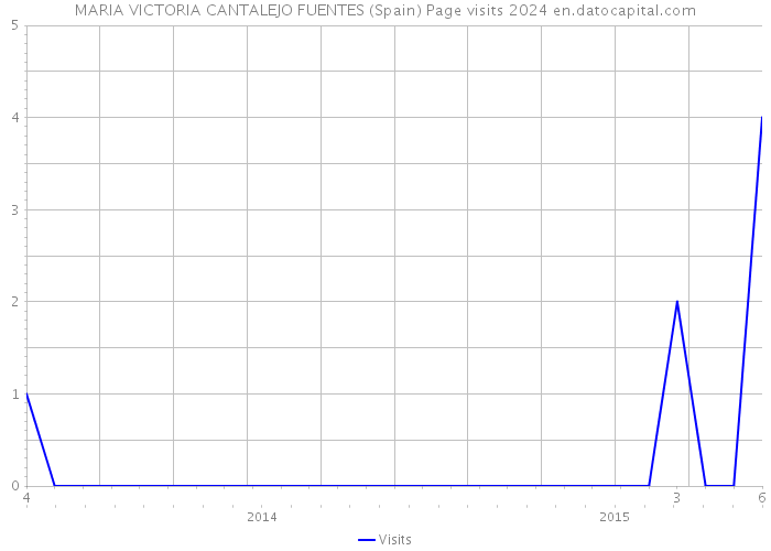 MARIA VICTORIA CANTALEJO FUENTES (Spain) Page visits 2024 