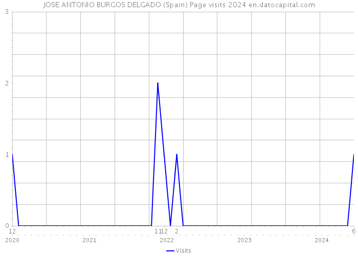 JOSE ANTONIO BURGOS DELGADO (Spain) Page visits 2024 