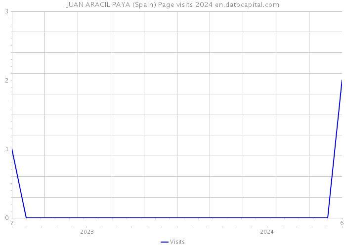 JUAN ARACIL PAYA (Spain) Page visits 2024 
