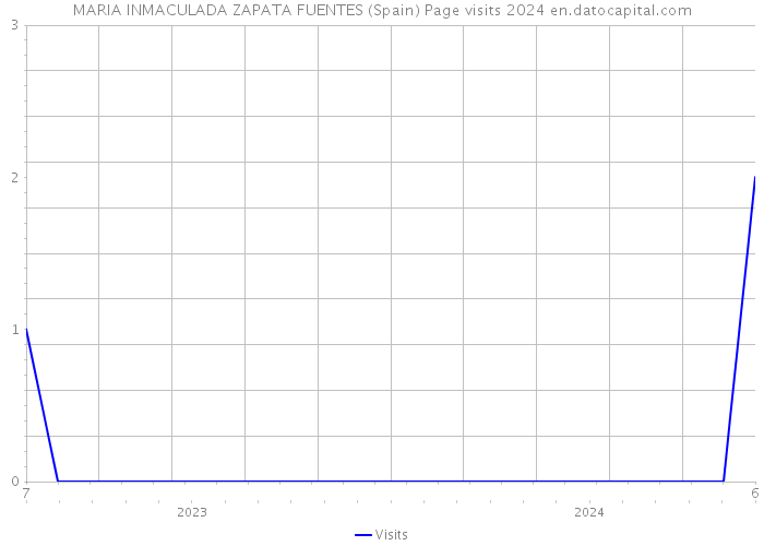 MARIA INMACULADA ZAPATA FUENTES (Spain) Page visits 2024 