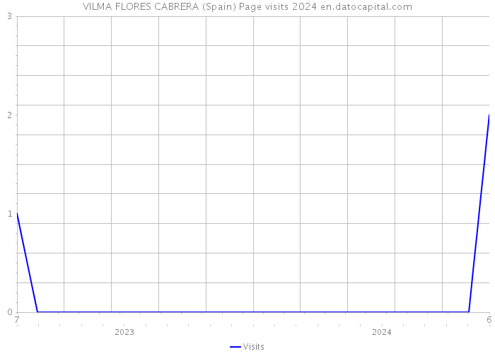 VILMA FLORES CABRERA (Spain) Page visits 2024 
