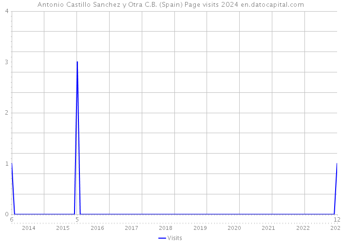 Antonio Castillo Sanchez y Otra C.B. (Spain) Page visits 2024 