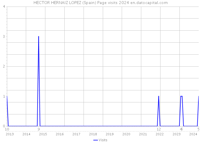 HECTOR HERNAIZ LOPEZ (Spain) Page visits 2024 