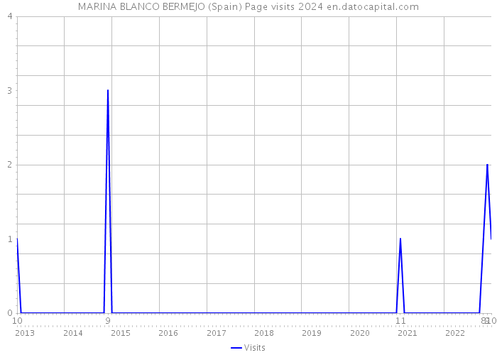 MARINA BLANCO BERMEJO (Spain) Page visits 2024 