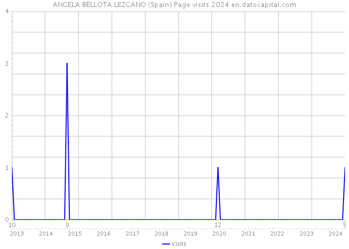 ANGELA BELLOTA LEZCANO (Spain) Page visits 2024 