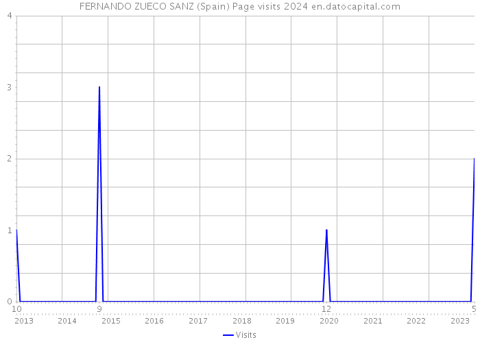 FERNANDO ZUECO SANZ (Spain) Page visits 2024 