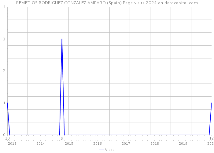 REMEDIOS RODRIGUEZ GONZALEZ AMPARO (Spain) Page visits 2024 