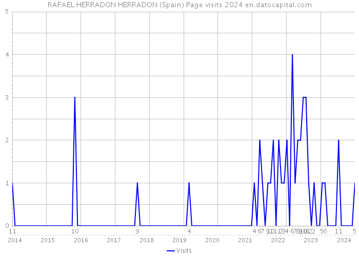 RAFAEL HERRADON HERRADON (Spain) Page visits 2024 