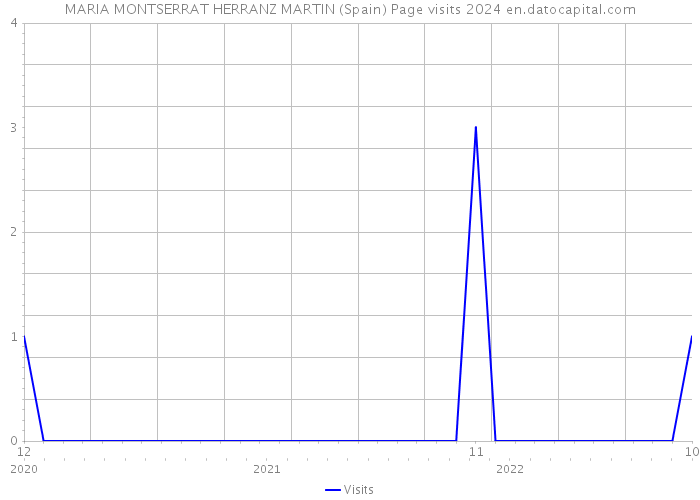 MARIA MONTSERRAT HERRANZ MARTIN (Spain) Page visits 2024 