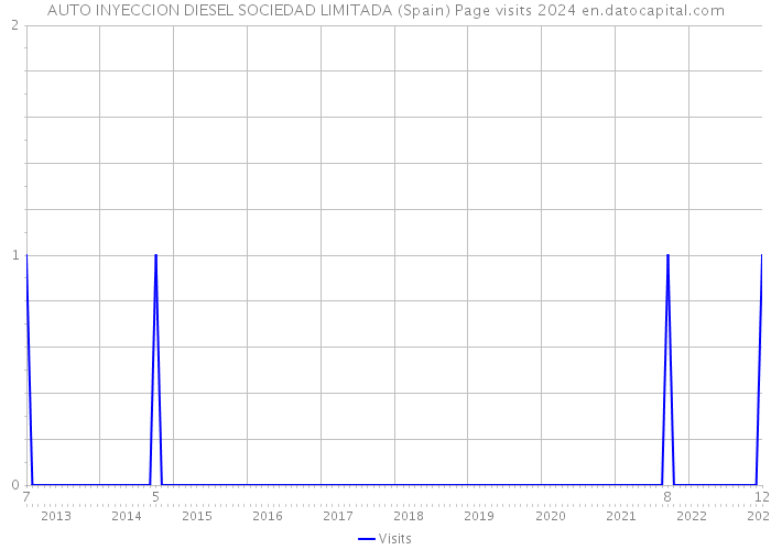 AUTO INYECCION DIESEL SOCIEDAD LIMITADA (Spain) Page visits 2024 