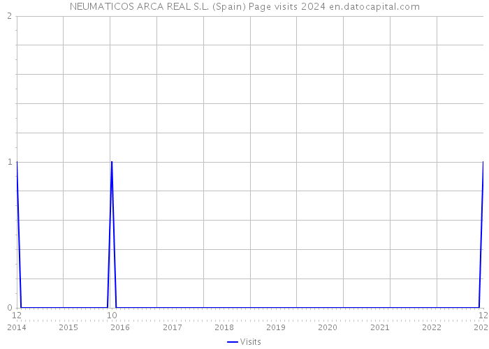 NEUMATICOS ARCA REAL S.L. (Spain) Page visits 2024 